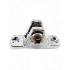 Whitecap Chrome Plated Zamac Deck Hinge 90 Degree S-1435 - MacombMarineParts.com