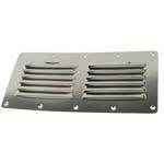 Whitecap Industries 304 SS Flat Louvered Ventilator S1330 - MacombMarineParts.com