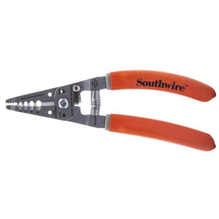 Wire Strippers Stainless Steel Ergonomic S612STR | Southwire 58277940 - MacombMarineParts.com