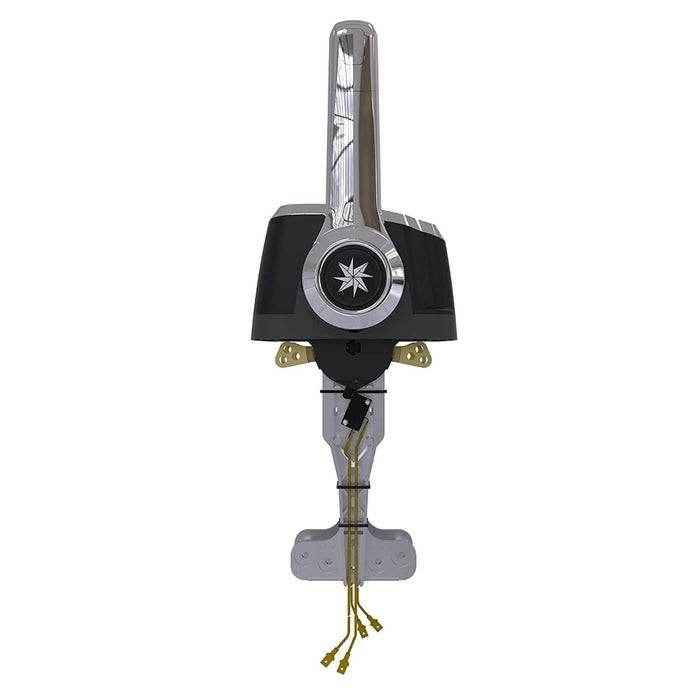 Xtreme Chrome Dual Top - Mount Control, No Trim or Tilt | Dometic CHX8240P - MacombMarineParts.com