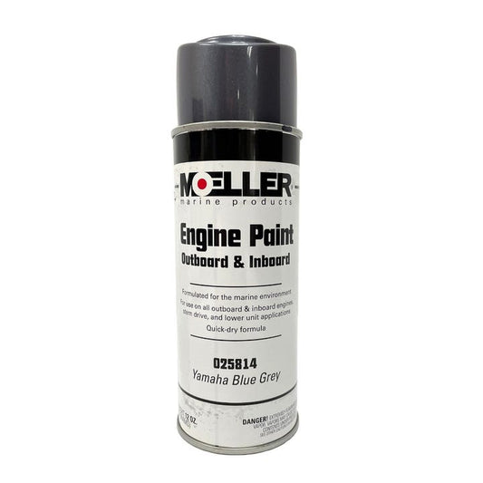 Yamaha Blue/Gray Engine Paint | Moeller 25814 - MacombMarineParts.com