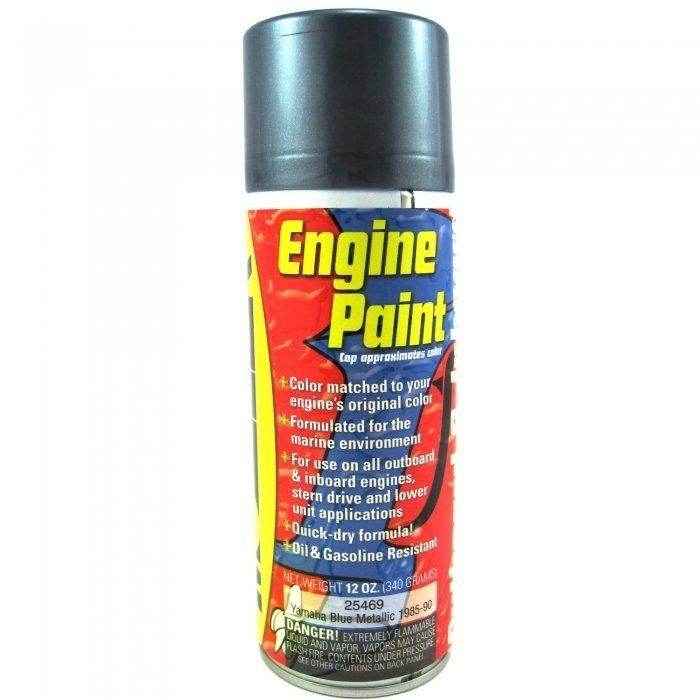 Yamaha Metallic Blue Silver Spray Paint | Moeller Marine 025469 - MacombMarineParts.com