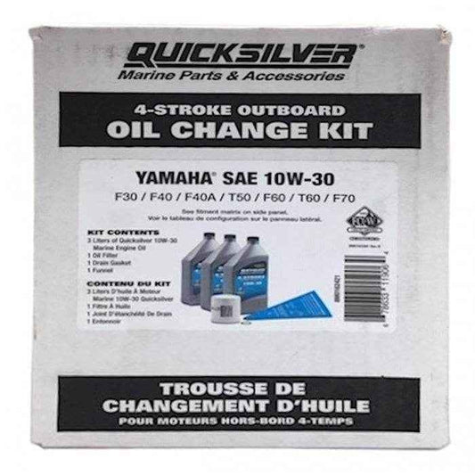 Yamaha Outboard Oil Change Kit F30 - F70 | Quicksilver 98 - 8M0162421 - MacombMarineParts.com