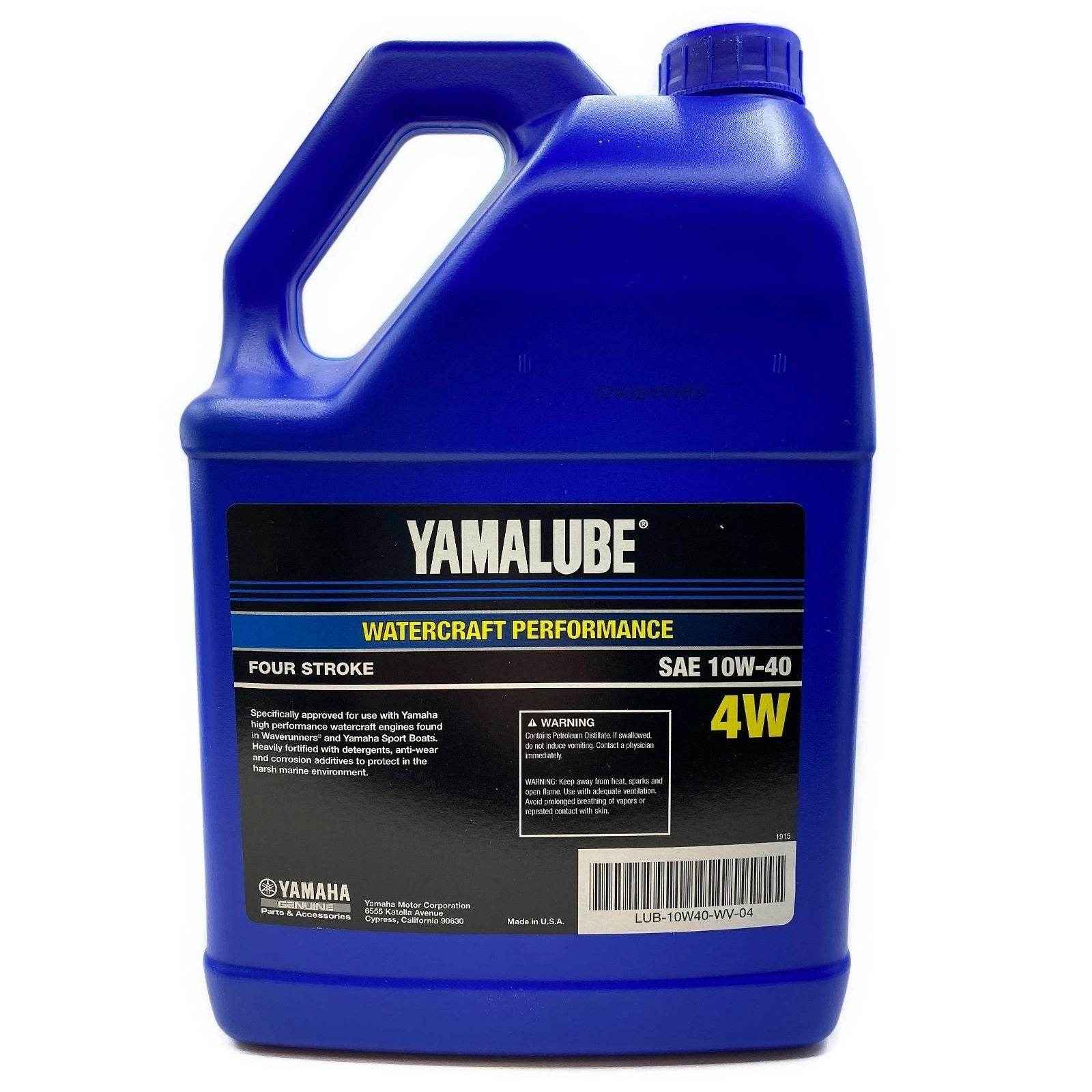 Yamalube Engine Oil 10W - 40 4W GL/4 | Yamaha LUB - 10W40 - WV - 04 - MacombMarineParts.com