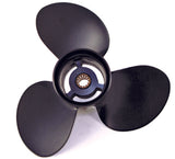 14 X 10 Black Diamond 3 Blade RH Propeller | QuickSilver QA2828X - MacombMarineParts.com