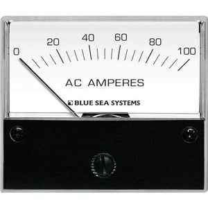 Blue Sea 0-100 Amp Ac Analog Ammeter 8258
