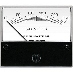 Blue Sea 0-250 Volt Ac Analog Voltmeter 9354 - MacombMarineParts.com