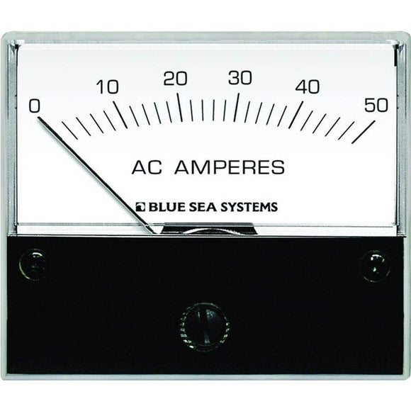 Blue Sea  0-50 Amp Ac Analog Ammeter 9630 - macomb-marine-parts.myshopify.com