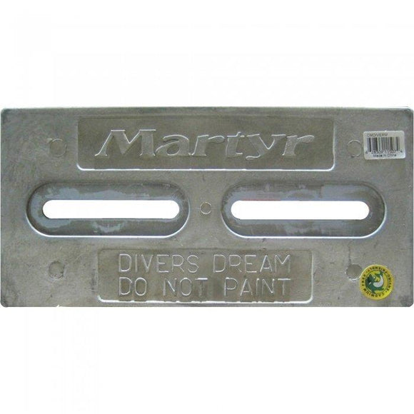 Hull Anode Divers Dream Magnesium 12 in. x 6 in. | Martyr CMDIVERM - macomb-marine-parts.myshopify.com