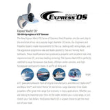 Express OS 3 Blade Propeller 15.6x17P RH | Turning Point 31511710