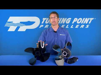 Hustler 4 Blade Aluminum Propeller 13.5x15P RH | Turning Point 21431530