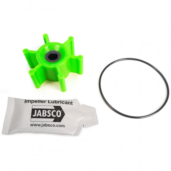 6 Blade Green Impeller | Jabsco 6303-0007-P - macomb-marine-parts.myshopify.com