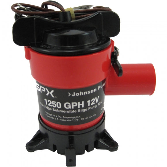 1250 GPH Cartridge Bilge Pump | Johnson Pump 42123 - macomb-marine-parts.myshopify.com