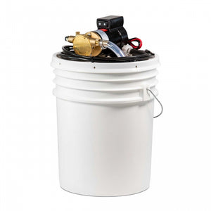 12V Commercial Grade Portable Oil Change Bucket | Johnson Pump 65F3B - macomb-marine-parts.myshopify.com