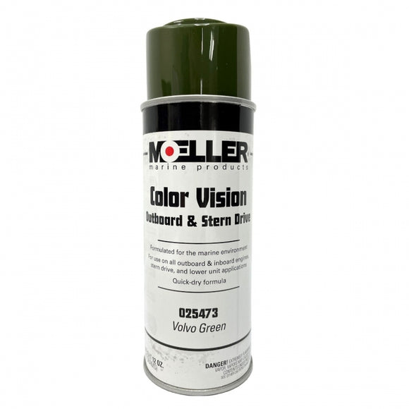 Spray Paint Volvo Green Color Vision | Moeller Marine Products 25473 - macomb-marine-parts.myshopify.com