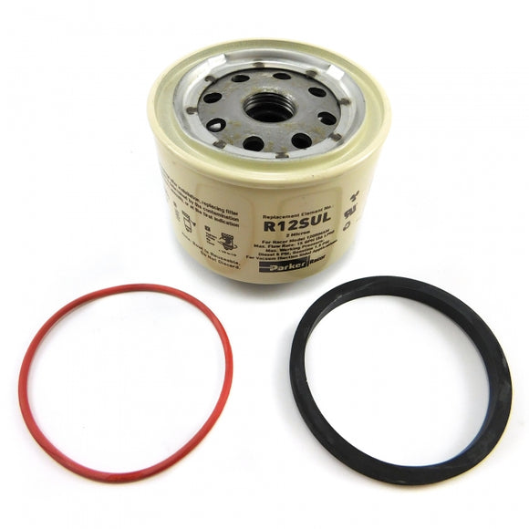 UL Listed 2 Micron Diesel Fuel Filter Element | Racor R12SUL - macomb-marine-parts.myshopify.com