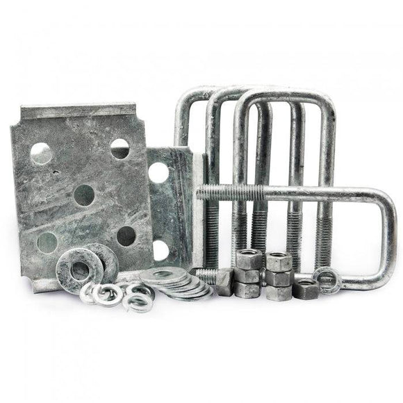 2 In. Square Axle Tie Plate Kit | Tie Down Engineering 81185 - macomb-marine-parts.myshopify.com